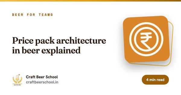 Price pack architecture in beer explained