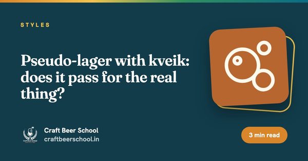Pseudo-lager with kveik: does it pass for the real thing?