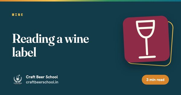 Reading a wine label