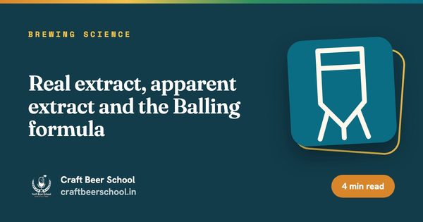 Real extract, apparent extract and the Balling formula