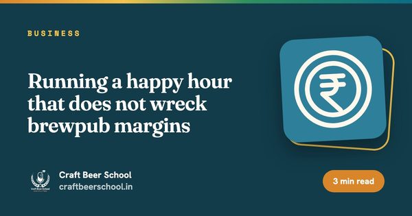 Running a happy hour that does not wreck brewpub margins