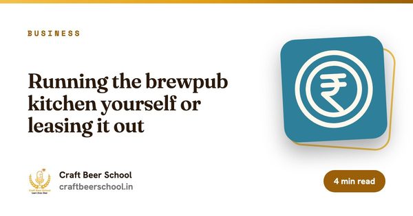 Running the brewpub kitchen yourself or leasing it out