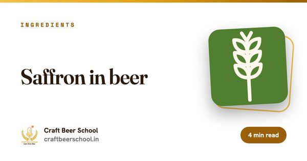 Saffron in beer