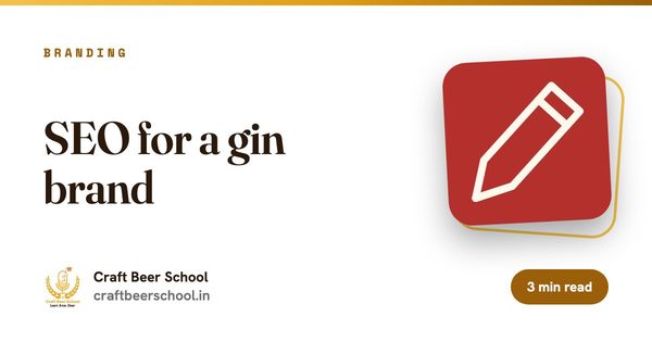 SEO for a gin brand