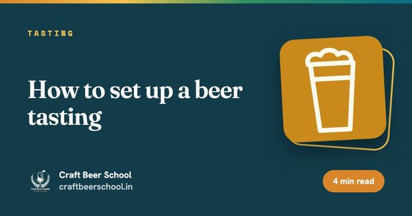How to set up a beer tasting