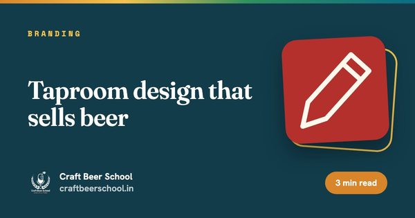 Taproom design that sells beer