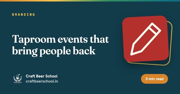 Taproom events that bring people back