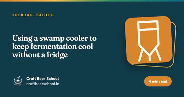 Using a swamp cooler to keep fermentation cool without a fridge