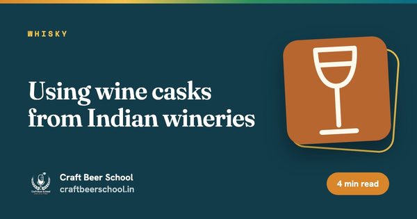 Using wine casks from Indian wineries