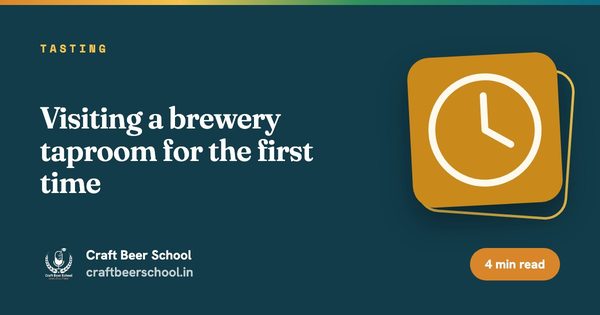 Visiting a brewery taproom for the first time