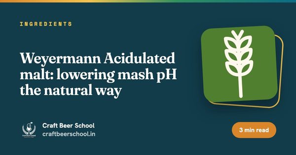 Weyermann Acidulated malt: lowering mash pH the natural way