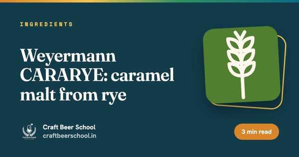Weyermann CARARYE: caramel malt from rye