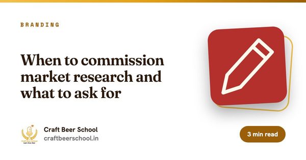 When to commission market research and what to ask for