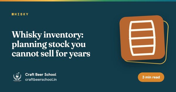 Whisky inventory: planning stock you cannot sell for years