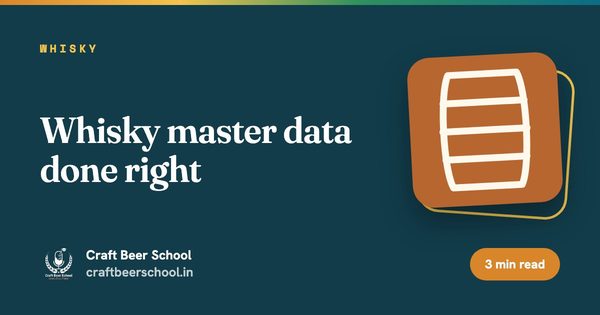 Whisky master data done right