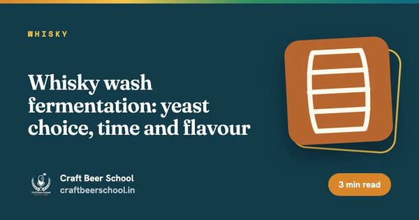 Whisky wash fermentation: yeast choice, time and flavour