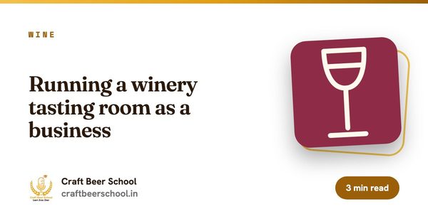 Running a winery tasting room as a business