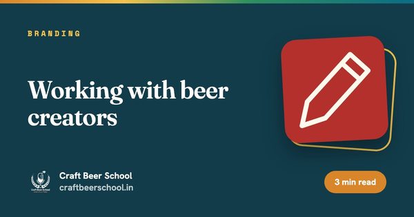 Working with beer creators