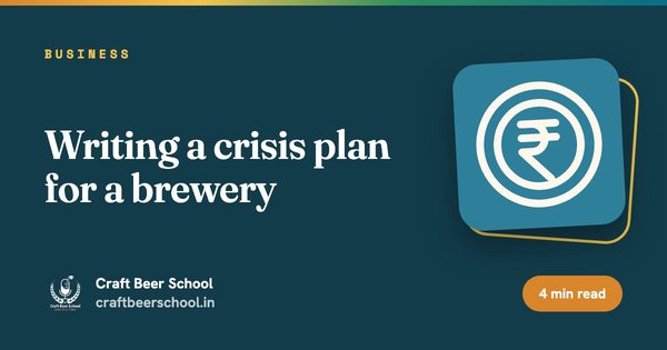Writing a crisis plan for a brewery