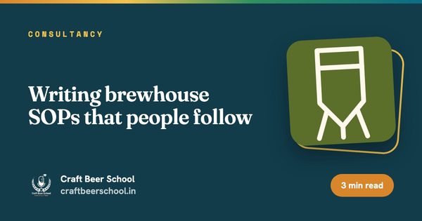 Writing brewhouse SOPs that people follow