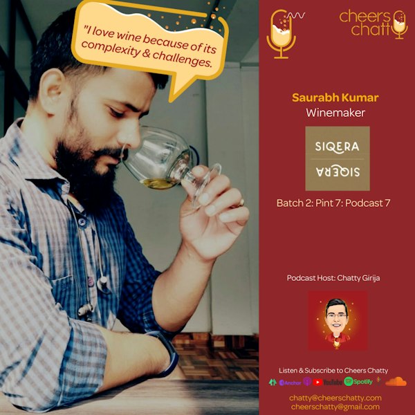 Cover art for Saurabh Kumar, Siqera. Cheers Chatty. India's 1st & only beer Podcast. Contact to advertise.